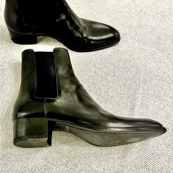 SOLD!!! SAINT LAURENT PARIS Chelsea Boots 44.5 (11.5 USA) like new - AUTHENTIC 💯 - Picture 5 of 10